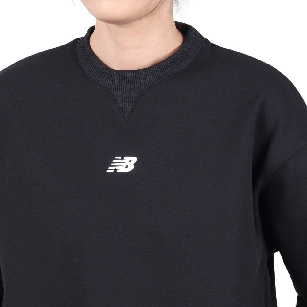 ニューバランス（new balance）（レディース）ゴルフウェア スウェット クルーネック プルオーバー 012-5162502-010