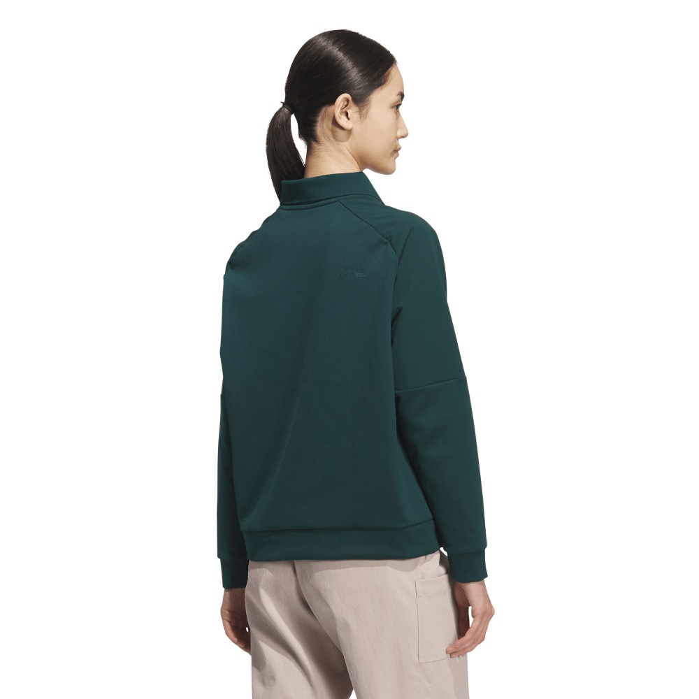 アディダス（adidas）（レディース）ゴルフウェア スウェットシャツ 長袖 JWJ87-JM9610 DGRN