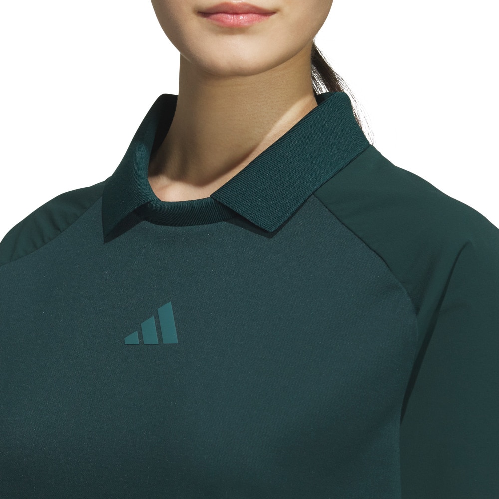 アディダス（adidas）（レディース）ゴルフウェア スウェットシャツ 長袖 JWJ87-JM9610 DGRN