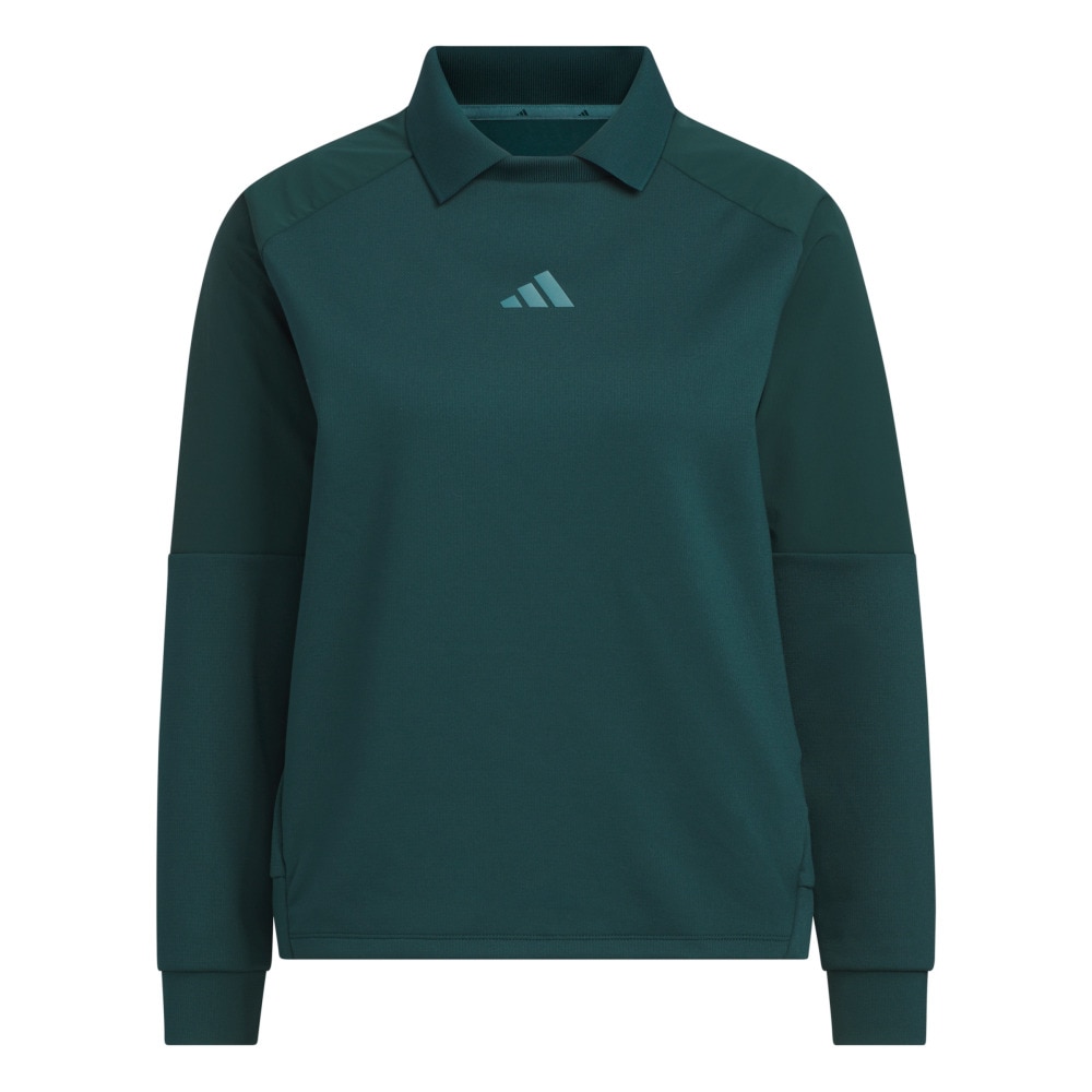 アディダス（adidas）（レディース）ゴルフウェア スウェットシャツ 長袖 JWJ87-JM9610 DGRN
