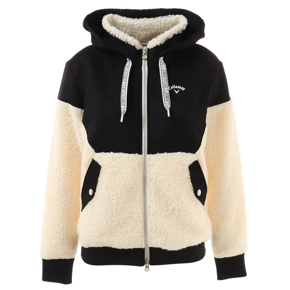 ゴルフウエア スウェット レディース 秋冬 フルジップボアパーカー 241 010 キャロウェイ ヴィクトリアゴルフ