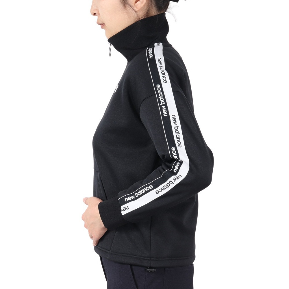 ニューバランス（new balance）（レディース）ゴルフウェア 長袖 スウェット ハーフジップ プルオーバー 012-4262504-010
