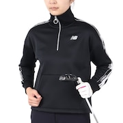 (レディース)ゴルフウェア 長袖 スウェット ハーフジップ プルオーバー 012-4262504-010
