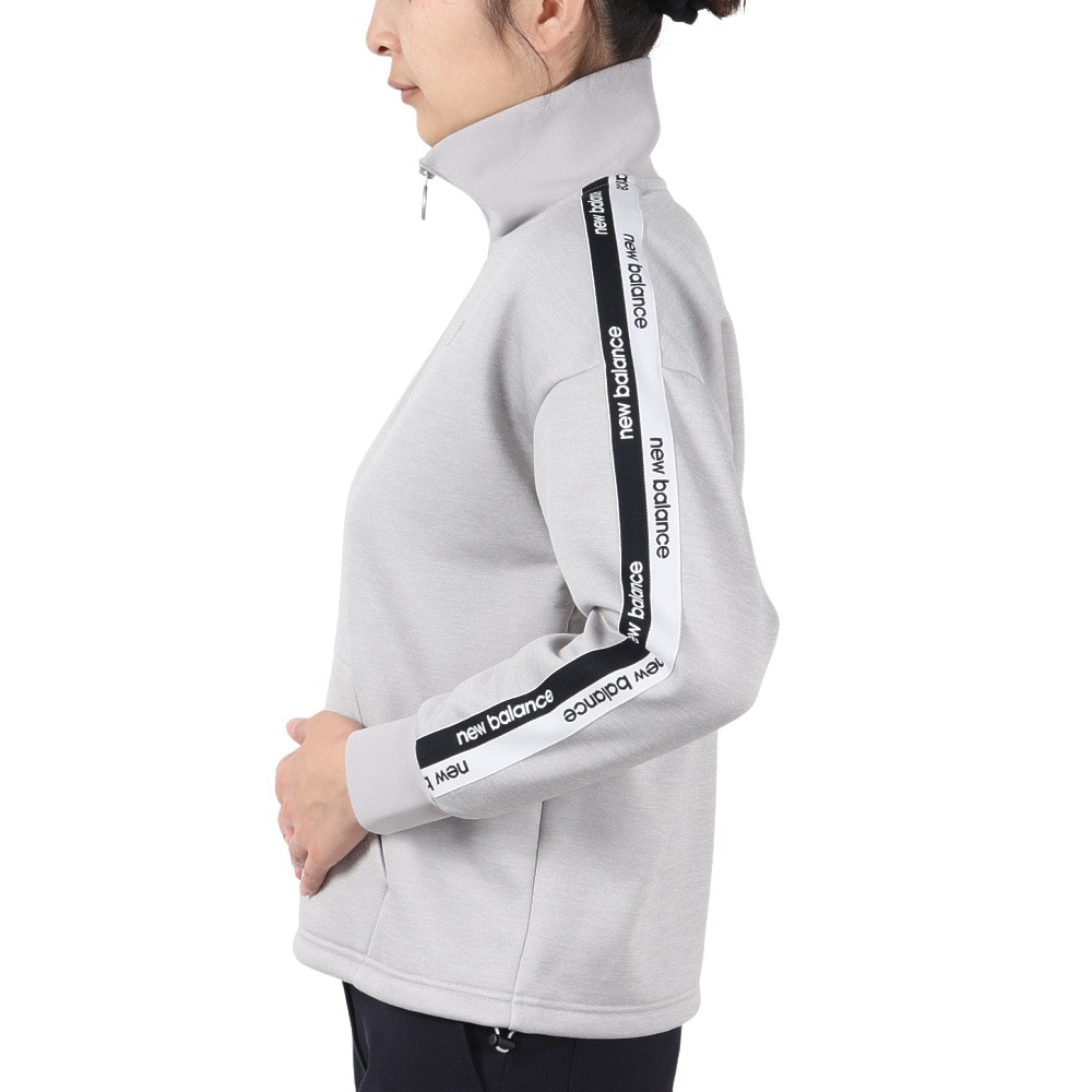 ニューバランス（new balance）（レディース）ゴルフウェア 長袖 スウェット ハーフジップ プルオーバー 012-4262504-020