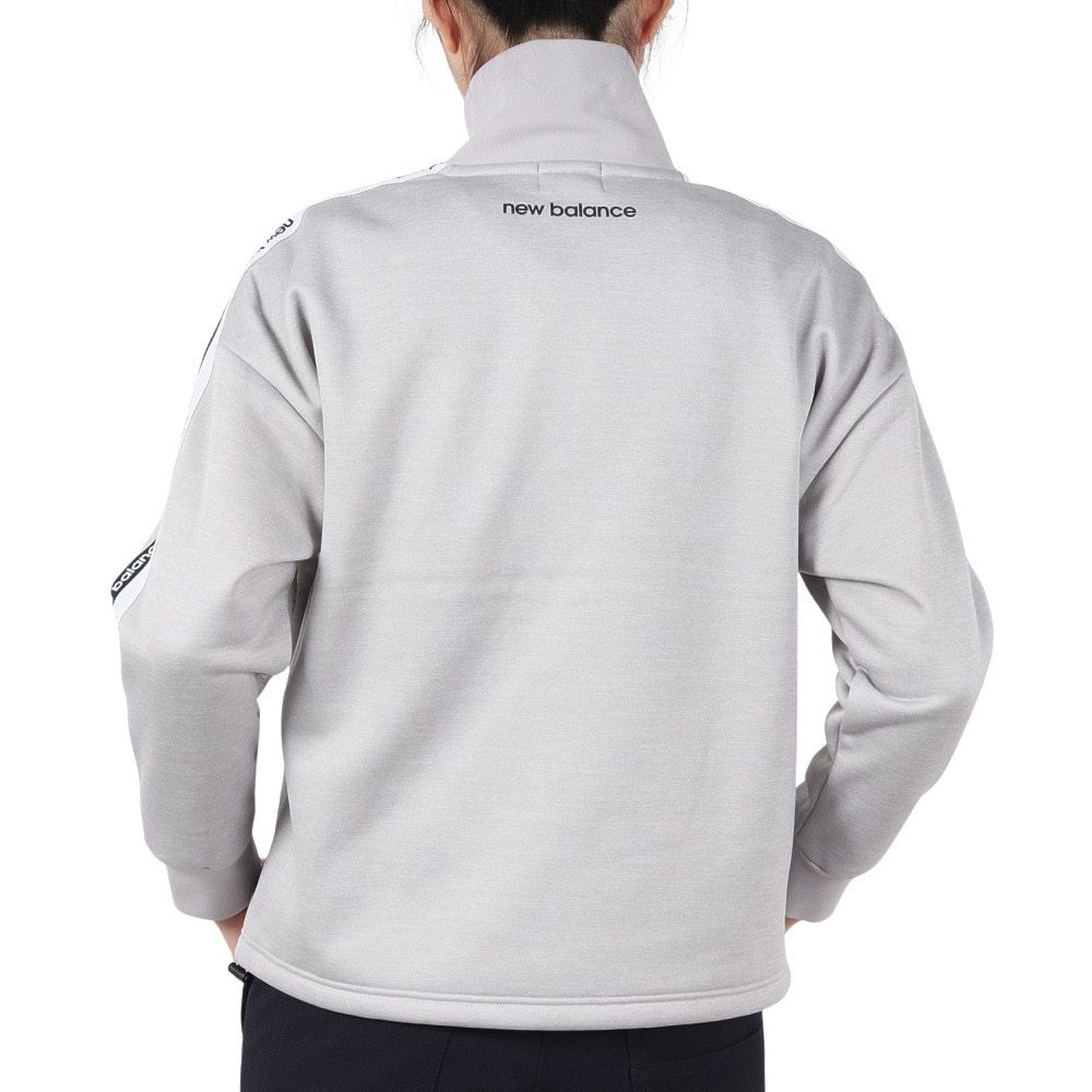 ニューバランス（new balance）（レディース）ゴルフウェア 長袖 スウェット ハーフジップ プルオーバー 012-4262504-020