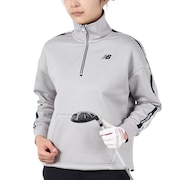 (レディース)ゴルフウェア 長袖 スウェット ハーフジップ プルオーバー 012-4262504-020
