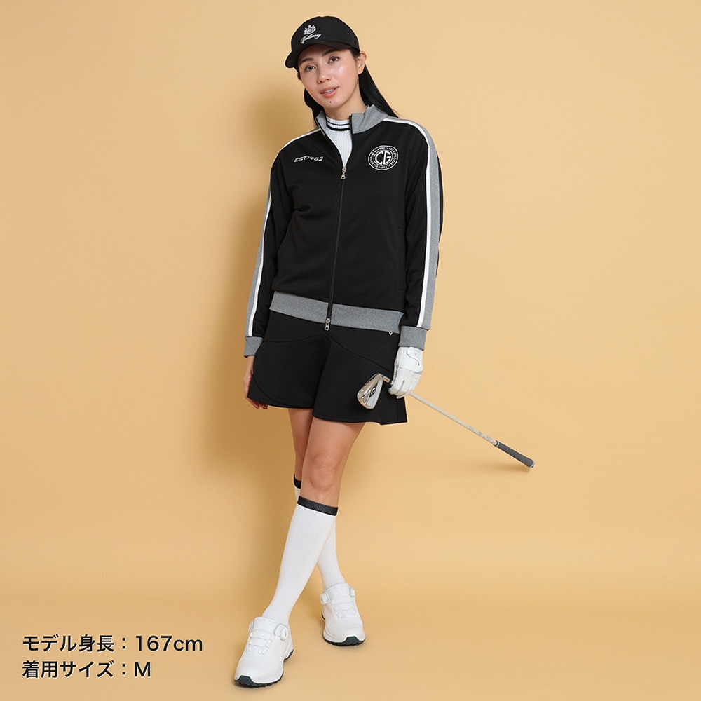 キャロウェイ（CALLAWAY）（レディース）ゴルフウェア ダブルニット 長袖 トラックジャケット C25117200-1010