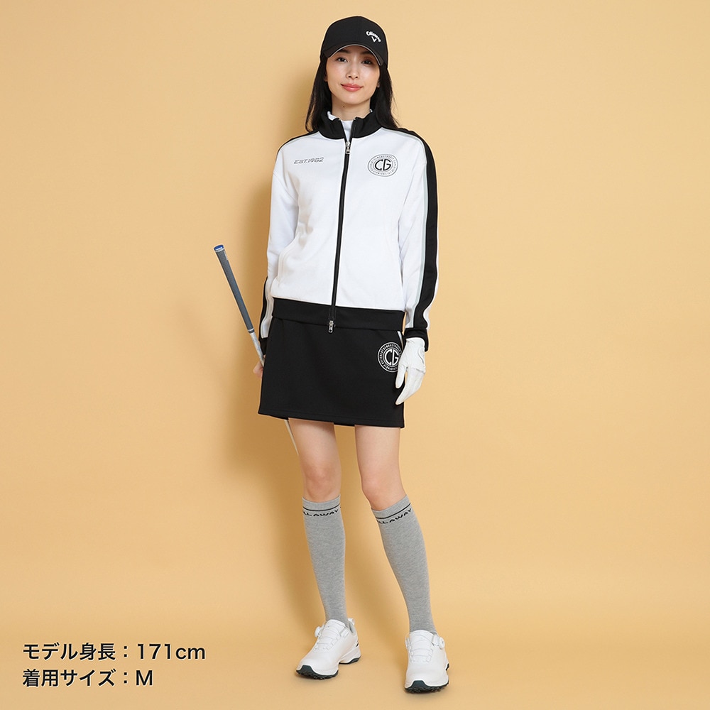 キャロウェイ（CALLAWAY）（レディース）ゴルフウェア ダブルニット 長袖 トラックジャケット C25117200-1030