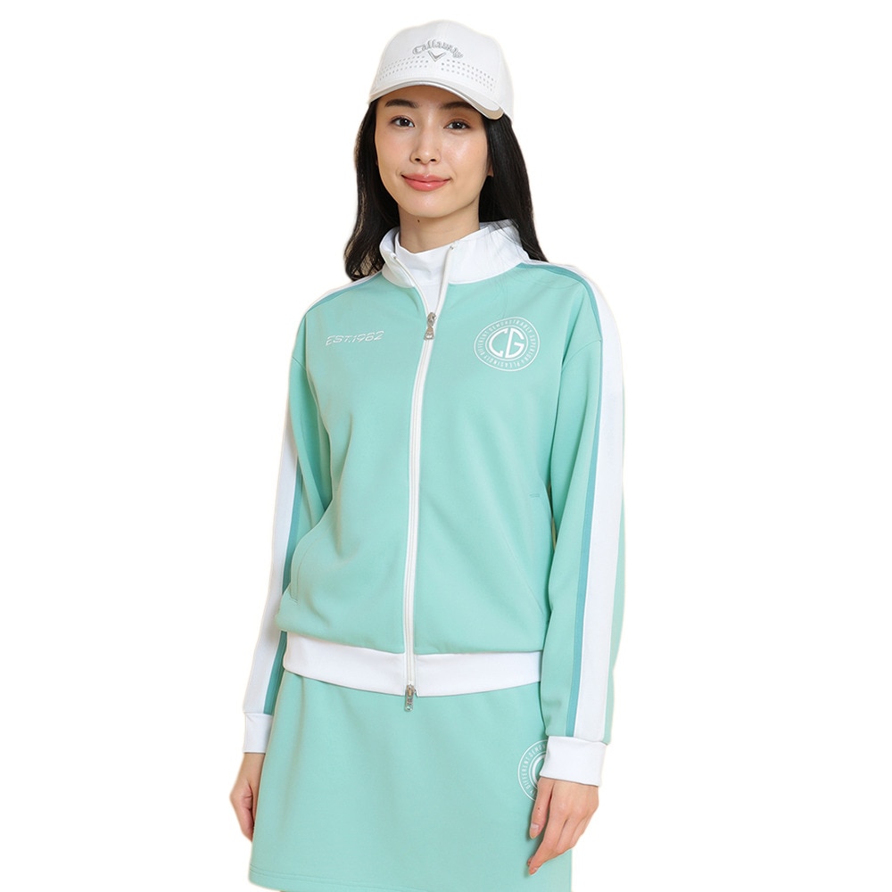 キャロウェイ（CALLAWAY）（レディース）ゴルフウェア ダブルニット 長袖 トラックジャケット C25117200-1130