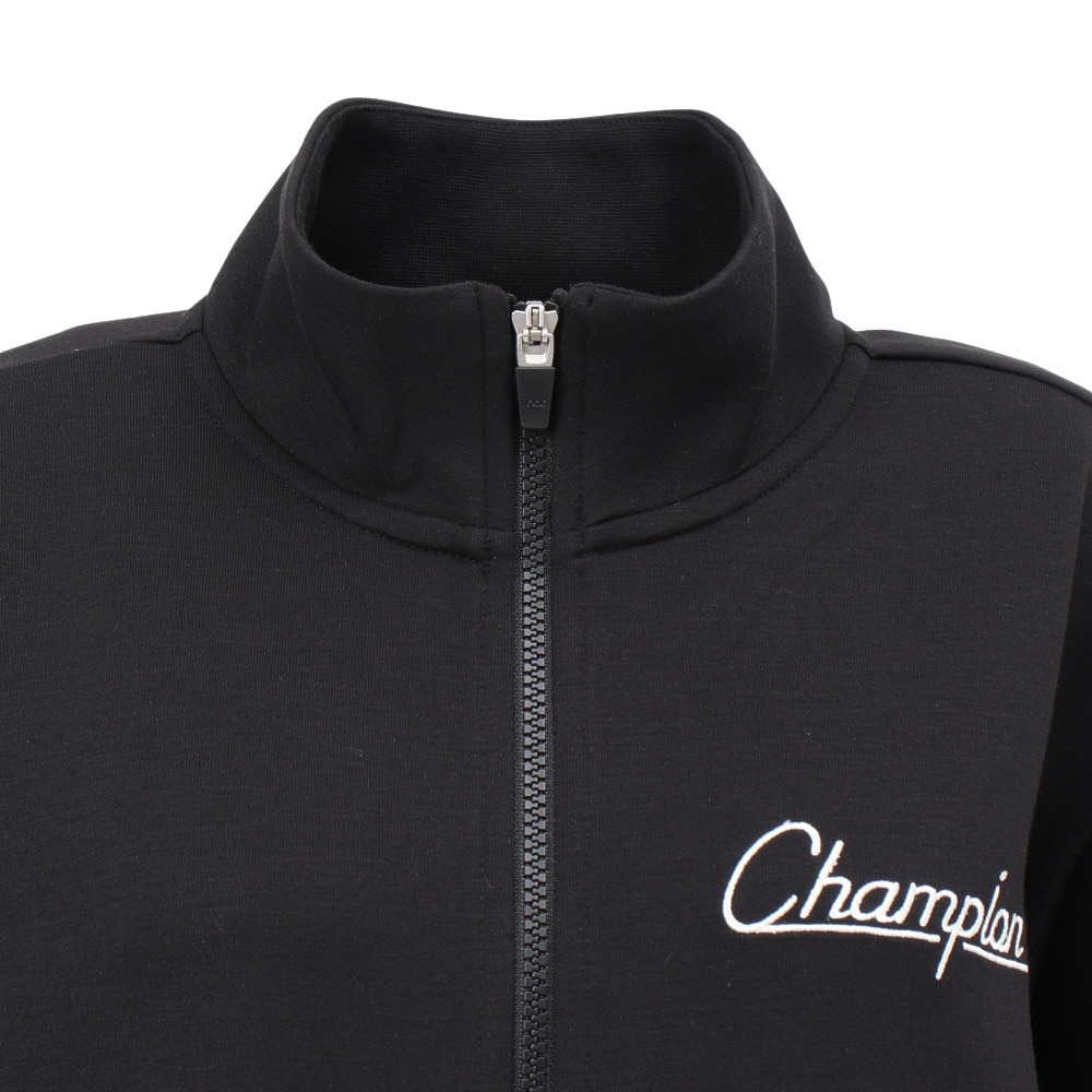 チャンピオン（CHAMPION）（レディース）ゴルフウェア 長袖 フルジップスウェットシャツ CW-BG101 090