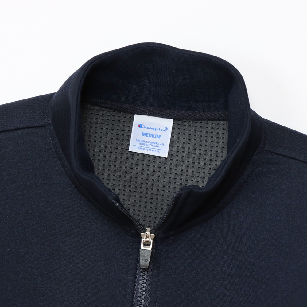 チャンピオン（CHAMPION）（レディース）ゴルフウェア 長袖 フルジップ スウェットシャツ TECH WEAVE 3LS LIGHT CW-BG101 370