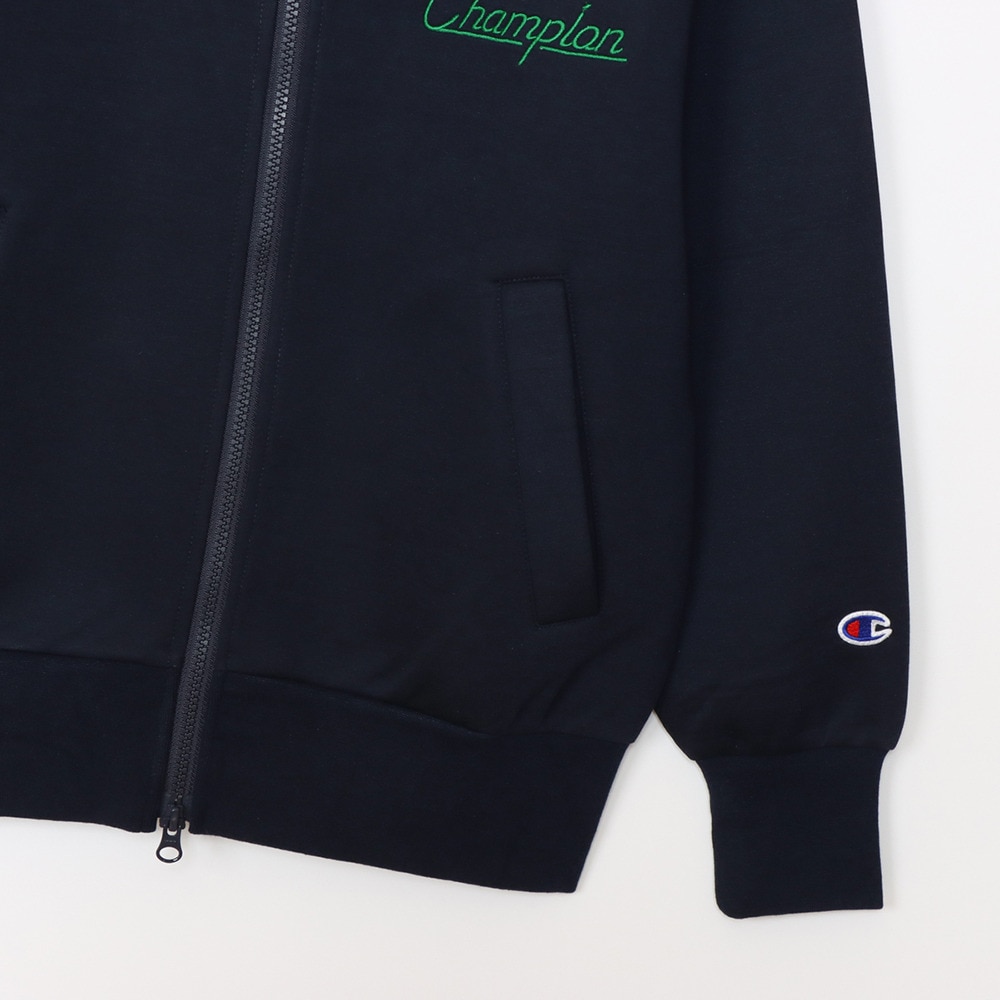 チャンピオン（CHAMPION）（レディース）ゴルフウェア 長袖 フルジップ スウェットシャツ TECH WEAVE 3LS LIGHT CW-BG101 370