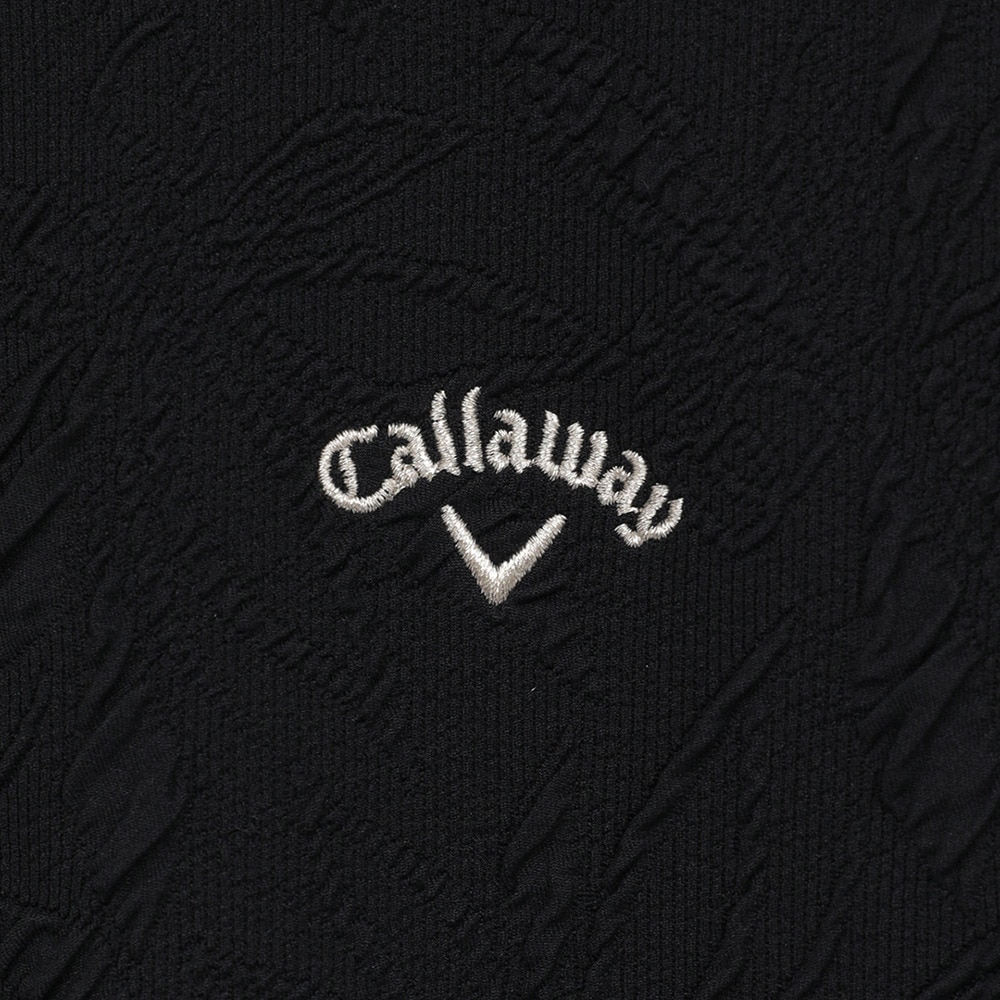 キャロウェイ（CALLAWAY）（レディース）ゴルフウェア 長袖 フラワージャカードフルジップスウェット C25217203-1010