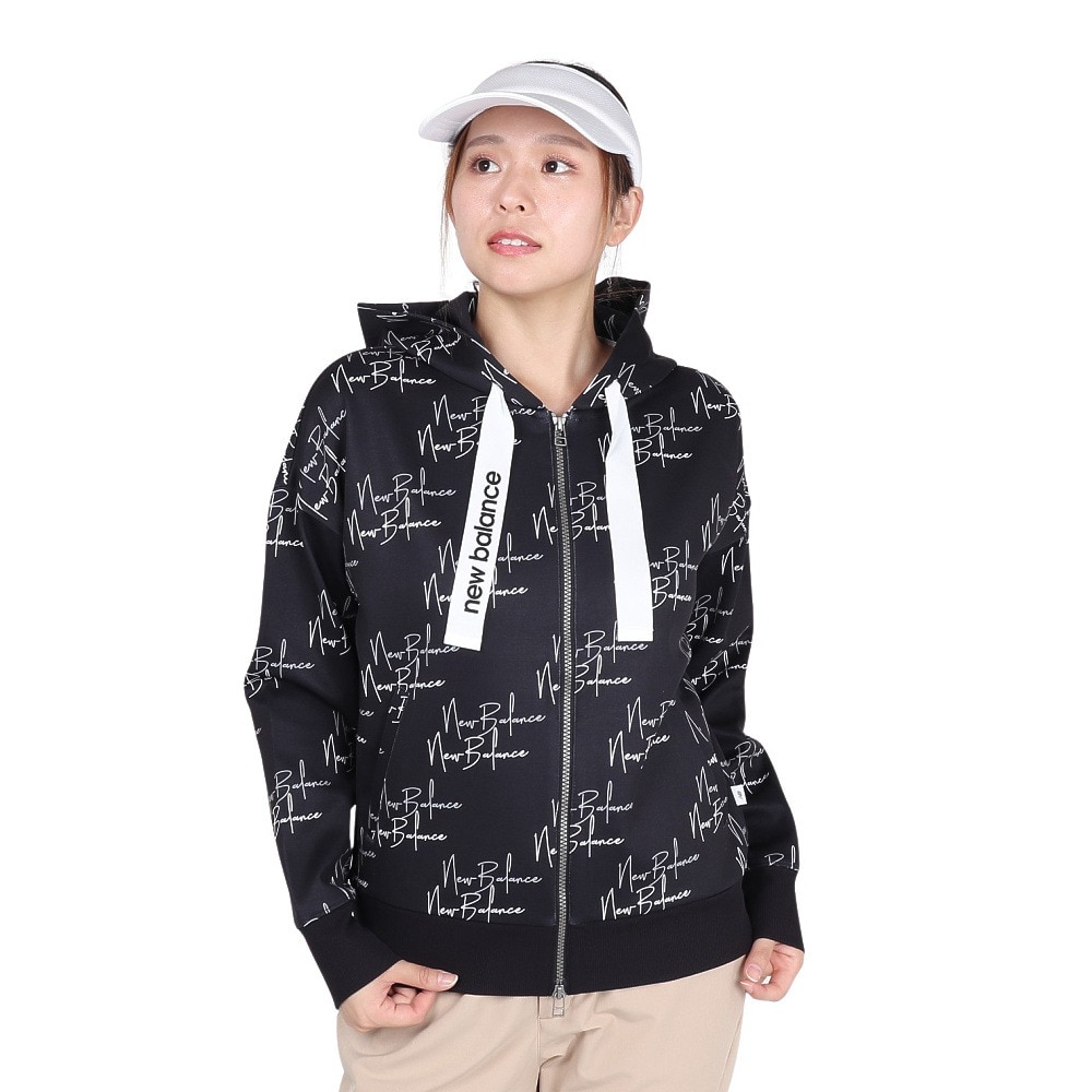 ニューバランス（new balance）（レディース）ゴルフウェア スウェット フルジップフーディ 012-5262502-012