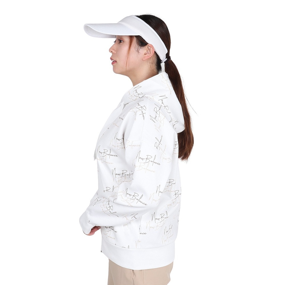 ニューバランス（new balance）（レディース）ゴルフウェア スウェット フルジップフーディ 012-5262502-030