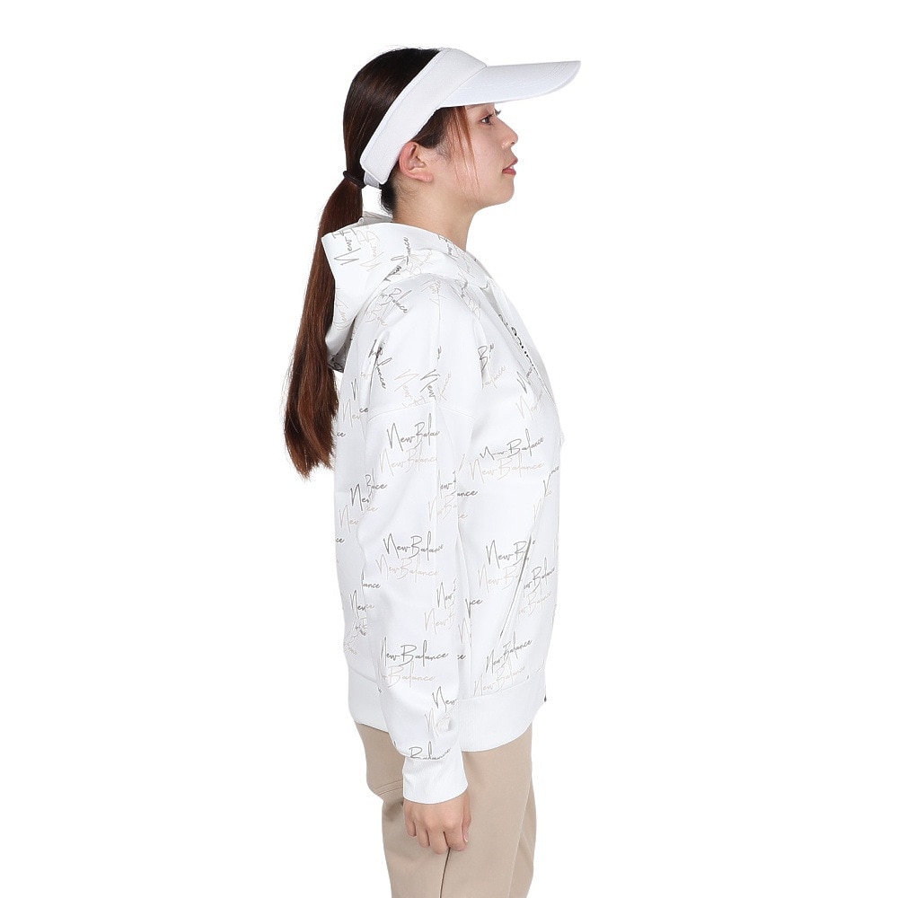 ニューバランス（new balance）（レディース）ゴルフウェア スウェット フルジップフーディ 012-5262502-030