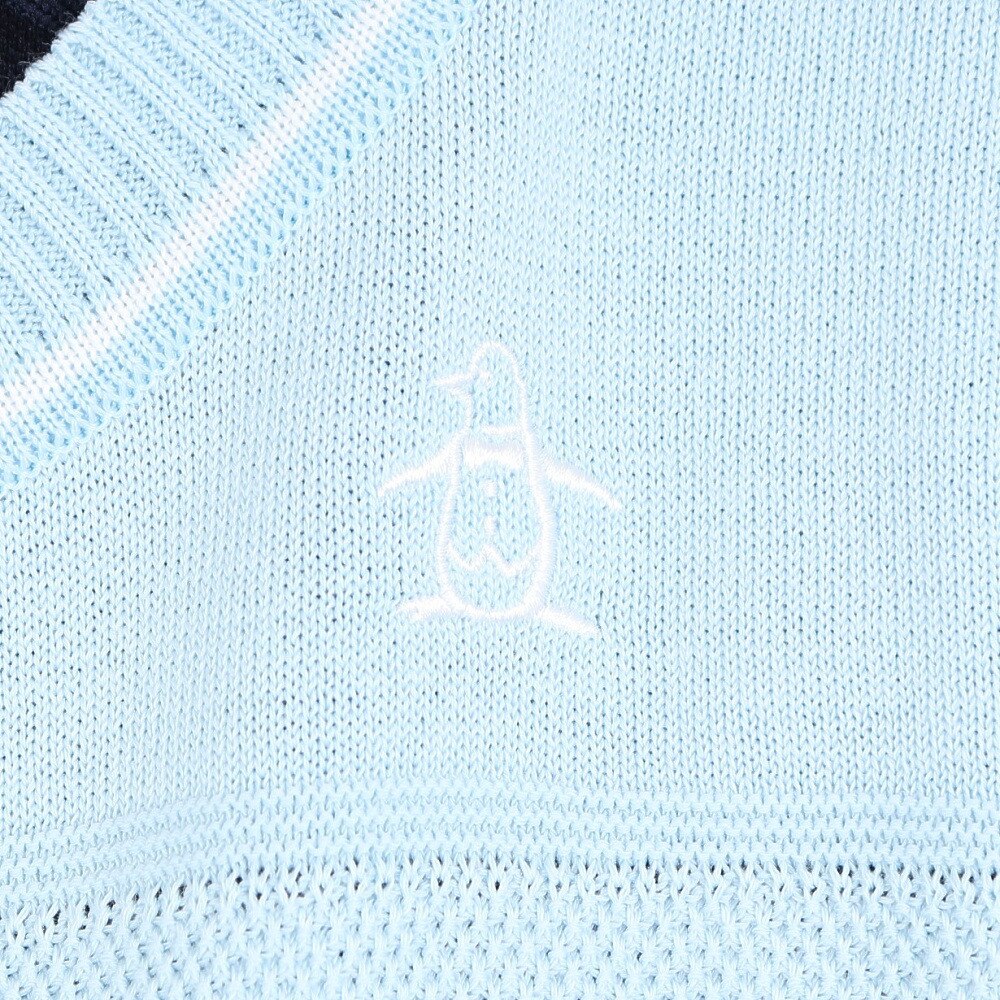 マンシングウエア（MUNSING WEAR）（レディース）ゴルフウェア ロゴジャカードニットベスト MGWXJL82 SA00