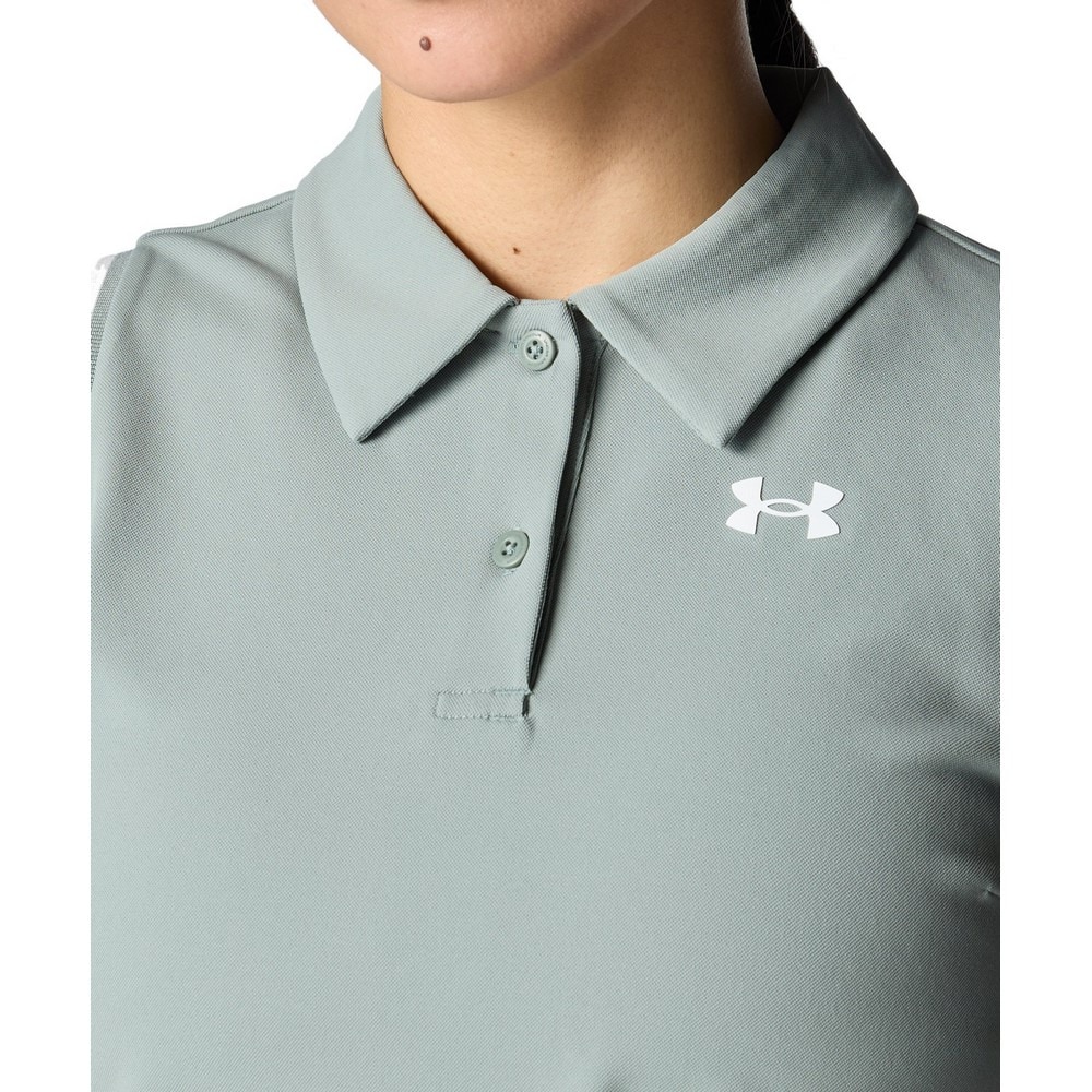 アンダーアーマー（UNDER ARMOUR）（レディース）ゴルフウェア 速乾 アーマードライ スリーブレス ポロシャツ 6001594 348