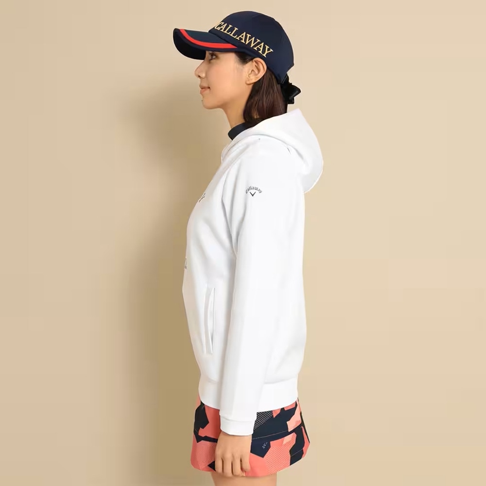 キャロウェイ（CALLAWAY）（レディース）ゴルフウェア ベアダンボール 長袖 スウェットパーカー C23217202-1030