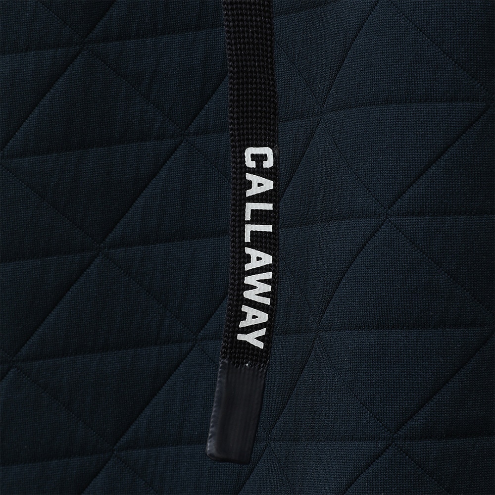 キャロウェイ（CALLAWAY）（レディース）ゴルフウェア キルトスウェットフルジップパーカー C24217206-1120
