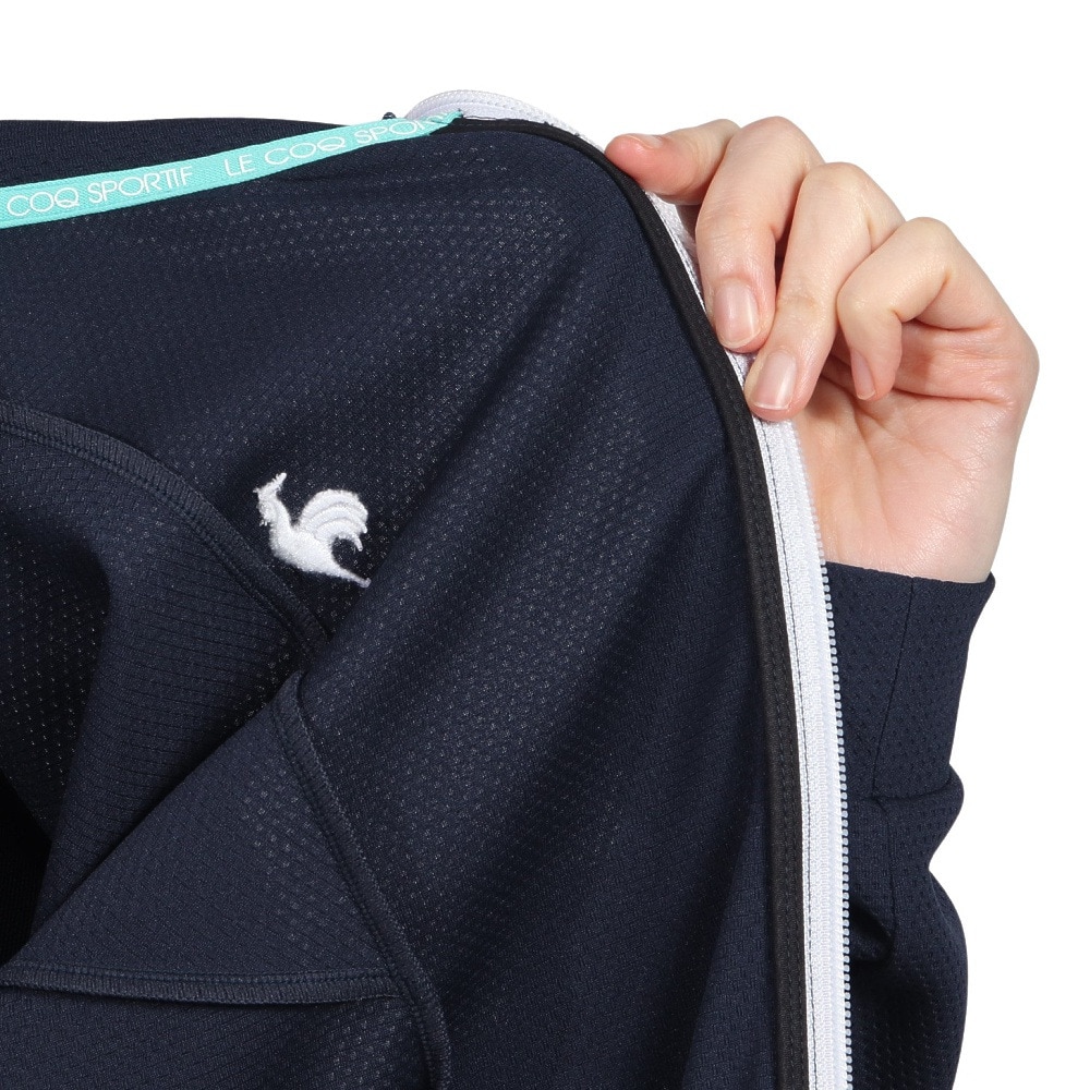 ルコックスポルティフ（lecoqsportif）（レディース）ゴルフウェア フルジップスウェットシャツ LG5SSW50L NV00