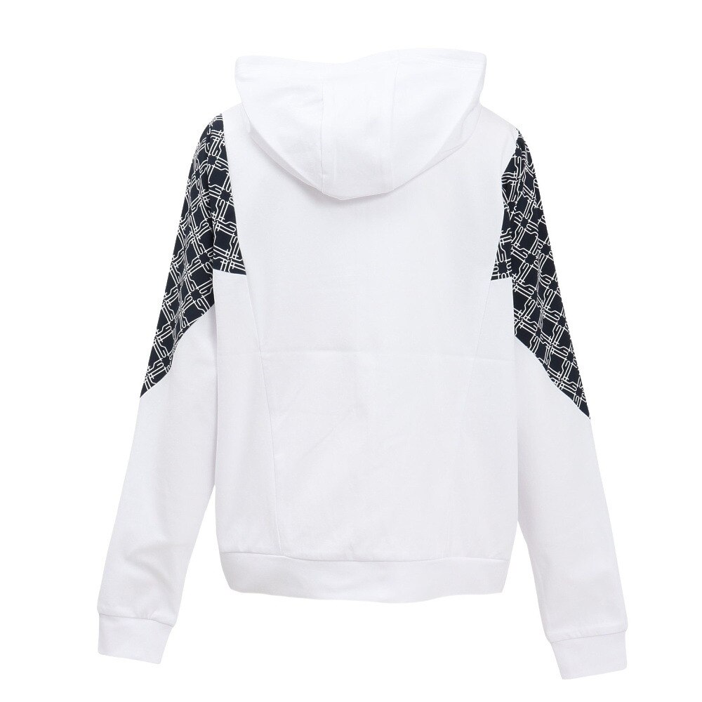 ルコックスポルティフ（lecoqsportif）（レディース）ゴルフウェア 長袖 フーディースウェット LG5SSW80L WH00