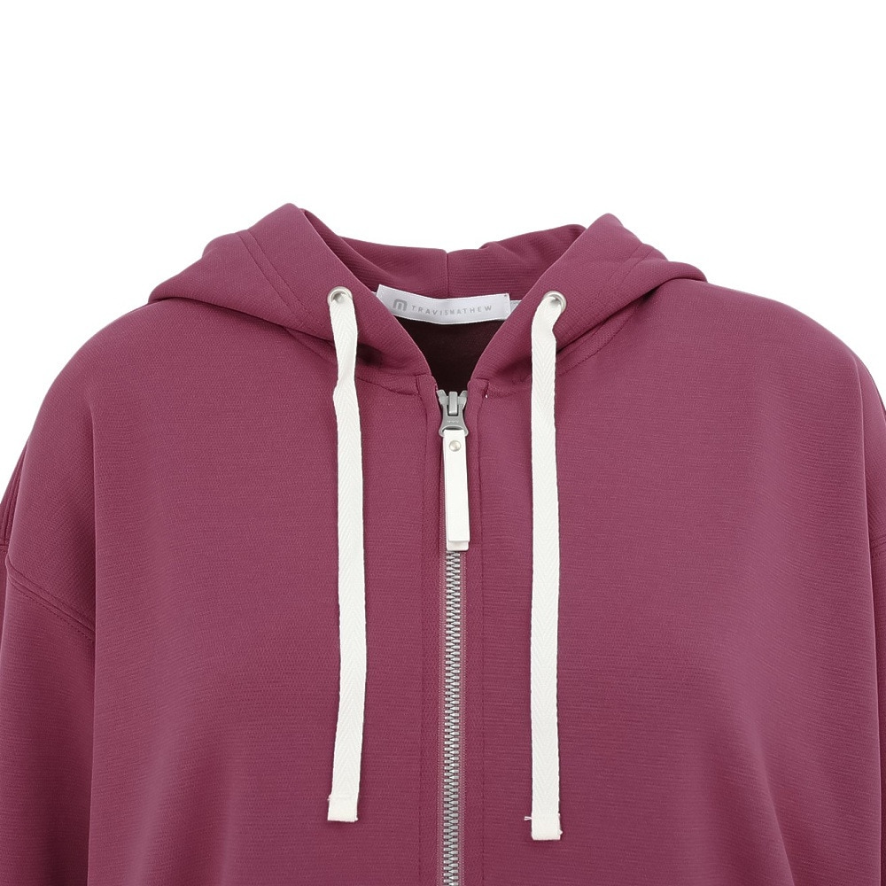 トラヴィスマシュー（Travis Mathew）（レディース）ゴルフウェア 長袖 ジップフロント スウェットフーディー 7AM501-J0151