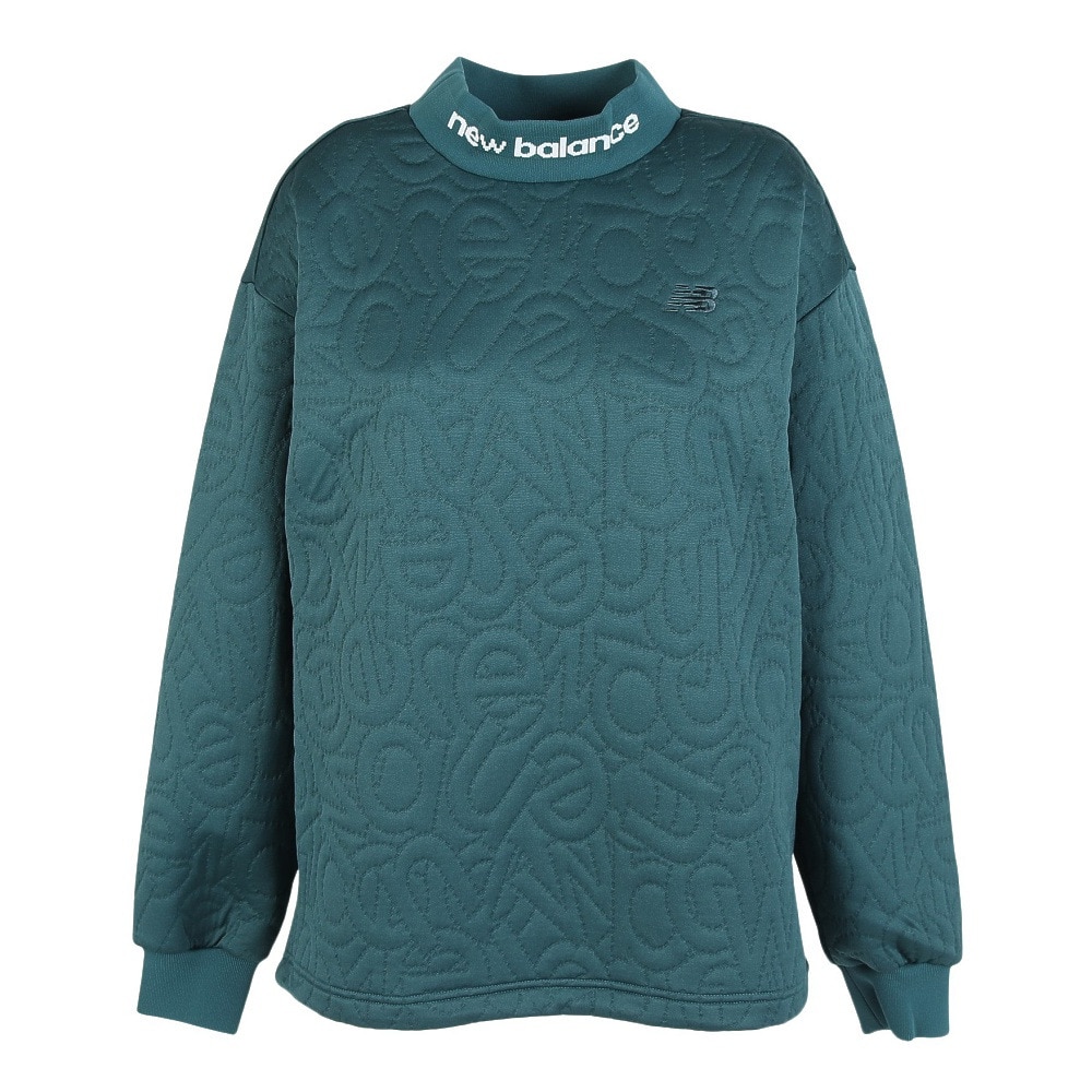 ニューバランス（new balance）（レディース）ゴルフウェア テクスチャー 長袖 モックネック プルオーバー 012-5262505-182