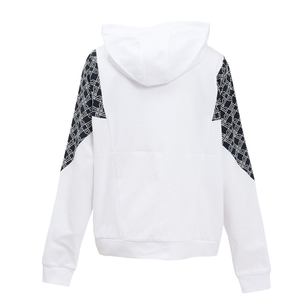 ルコックスポルティフ（lecoqsportif）（レディース）ゴルフウェア 長袖 フーディースウェット LG5SSW80L WH00