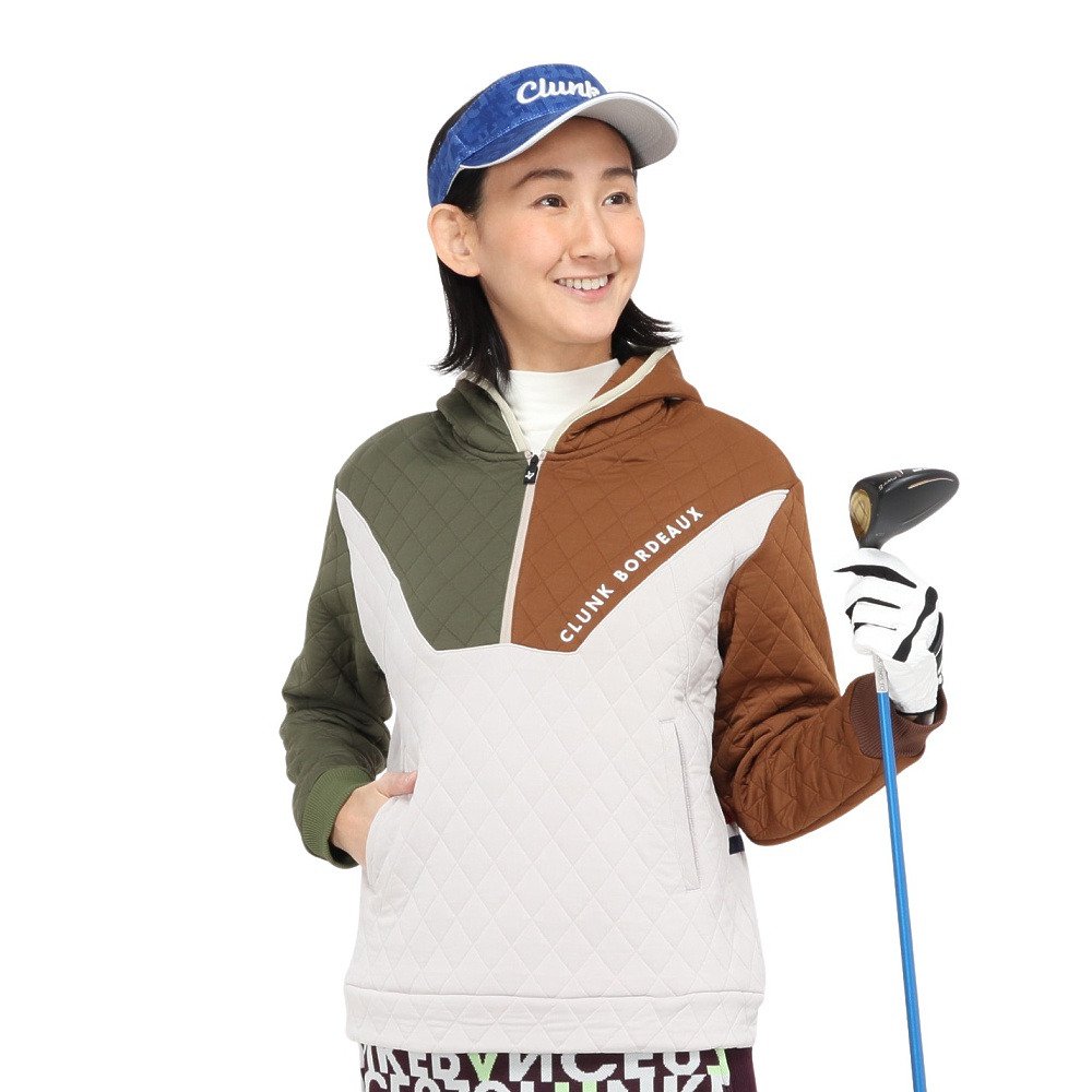 クランク（CLUNK）（レディース）ゴルフウェア 長袖 保温 キルトJQ