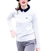 クランク（CLUNK）（レディース）ゴルフウエア セーター レディース 秋冬 エンボスセーター CL5HUJ10 WHT プロ着用モデル