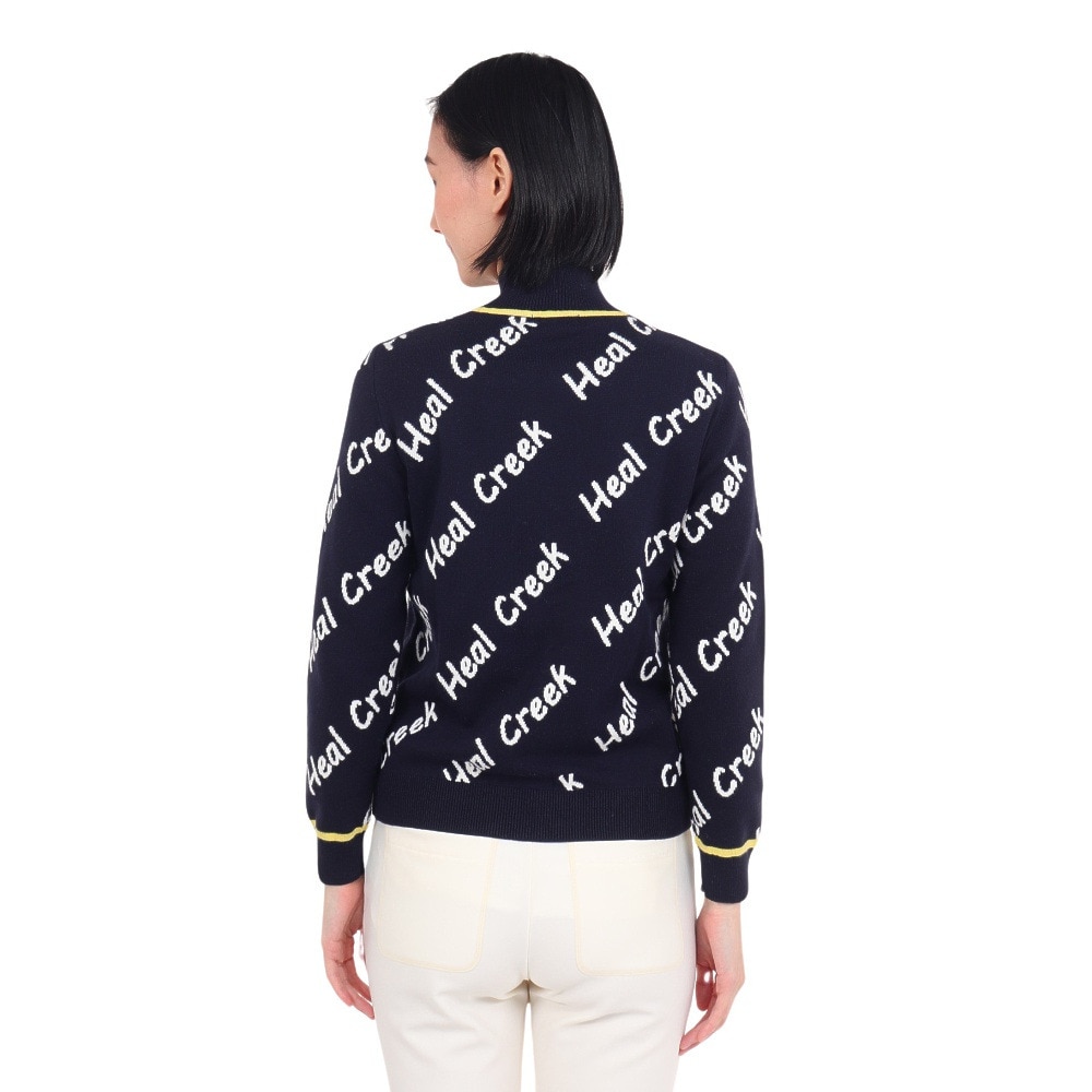 ヒールクリーク（HEAL CREEK）（レディース）ゴルフウェア レクチュールツイルニットサイドプリントパンツ 002-76311-005  www.panamahotelschool.com