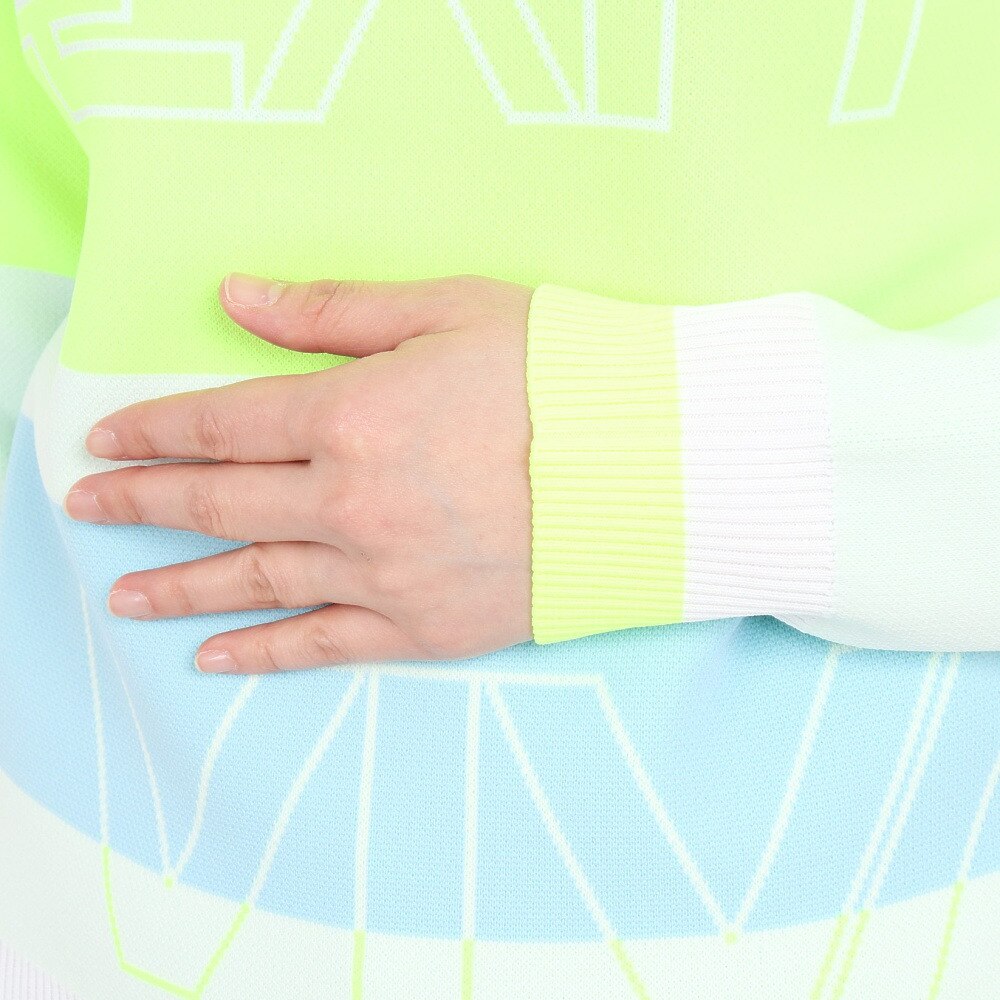 ビバハート（VIVA HEART）（レディース）ゴルフウェア マルチボーダーニット 012-18310-091