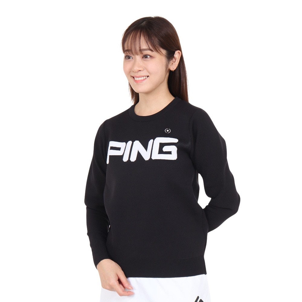 ピン（PING）（レディース）ゴルフウェア PINGロゴニットセーター 622