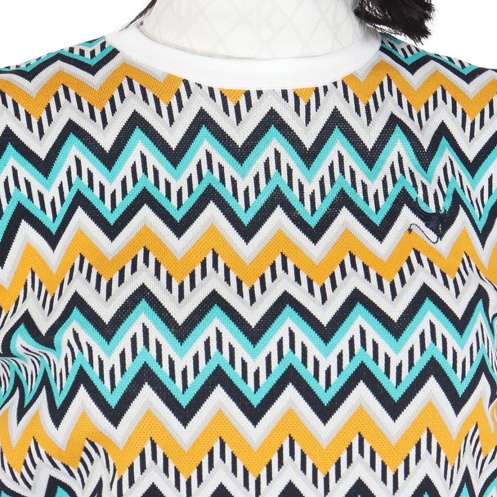 クランク（CLUNK）（レディース）ゴルフウェア ハイゲージクルーニット CL5QUJ10 WHT