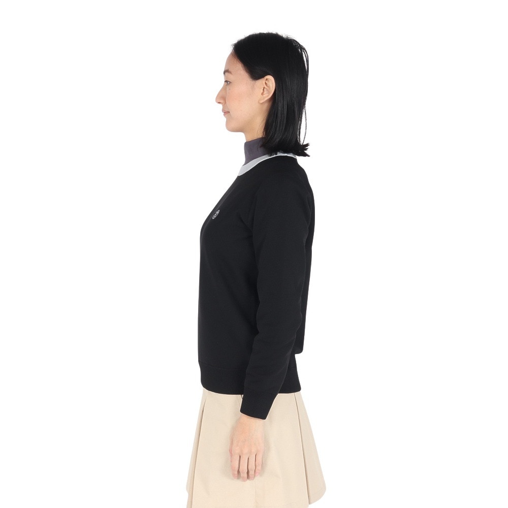 トミーアーマー（Tommy Armour）（レディース）ゴルフウェア 軽量 Tech JQ ニット 長袖クルーネック TAPLU23F070012 BLK