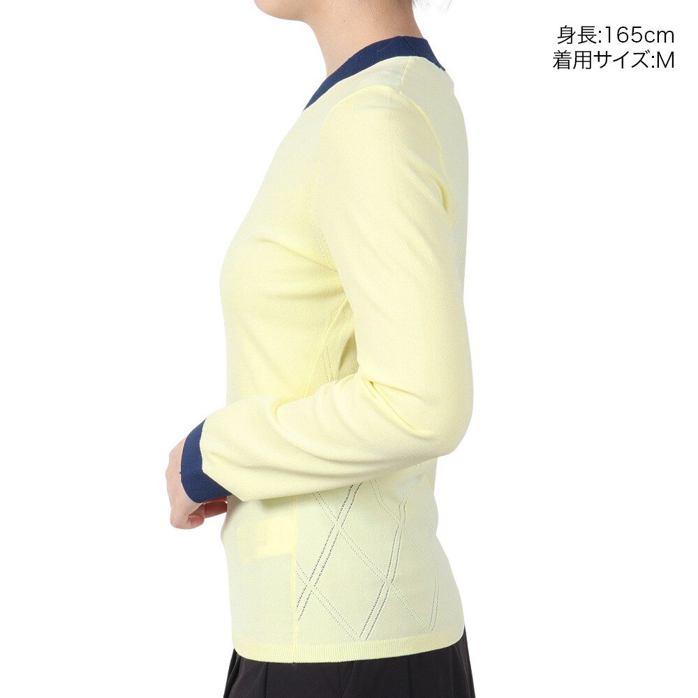 J.LINDEBERG（レディース）ゴルフウェア Meadow Knitted セーター 072-11312-031