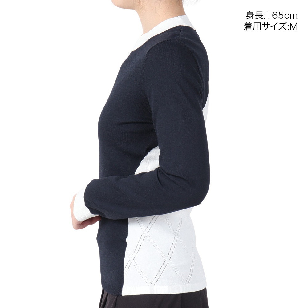 J.LINDEBERG（レディース）ゴルフウェア Meadow Knitted セーター 072-11312-098