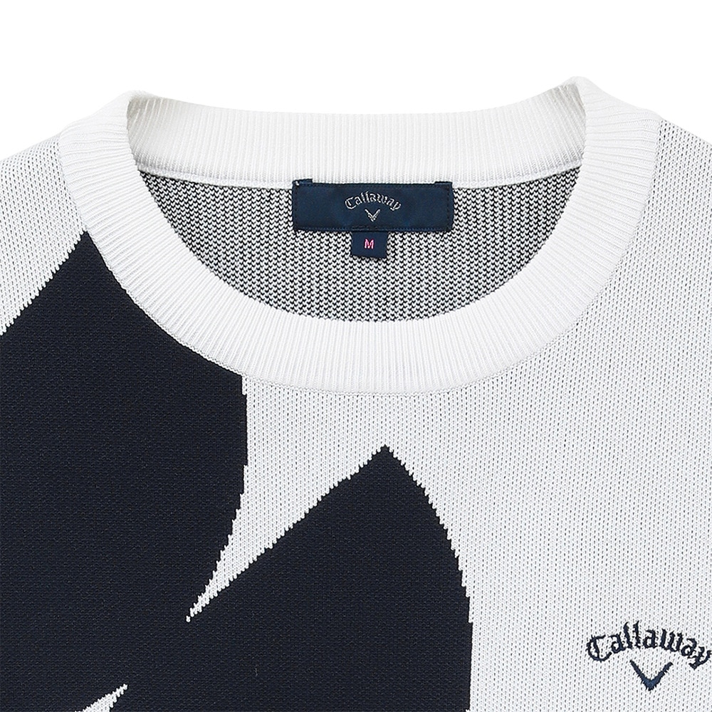 キャロウェイ（CALLAWAY）（レディース）ゴルフウェア 長袖 クルーネックニット C24118201-1120
