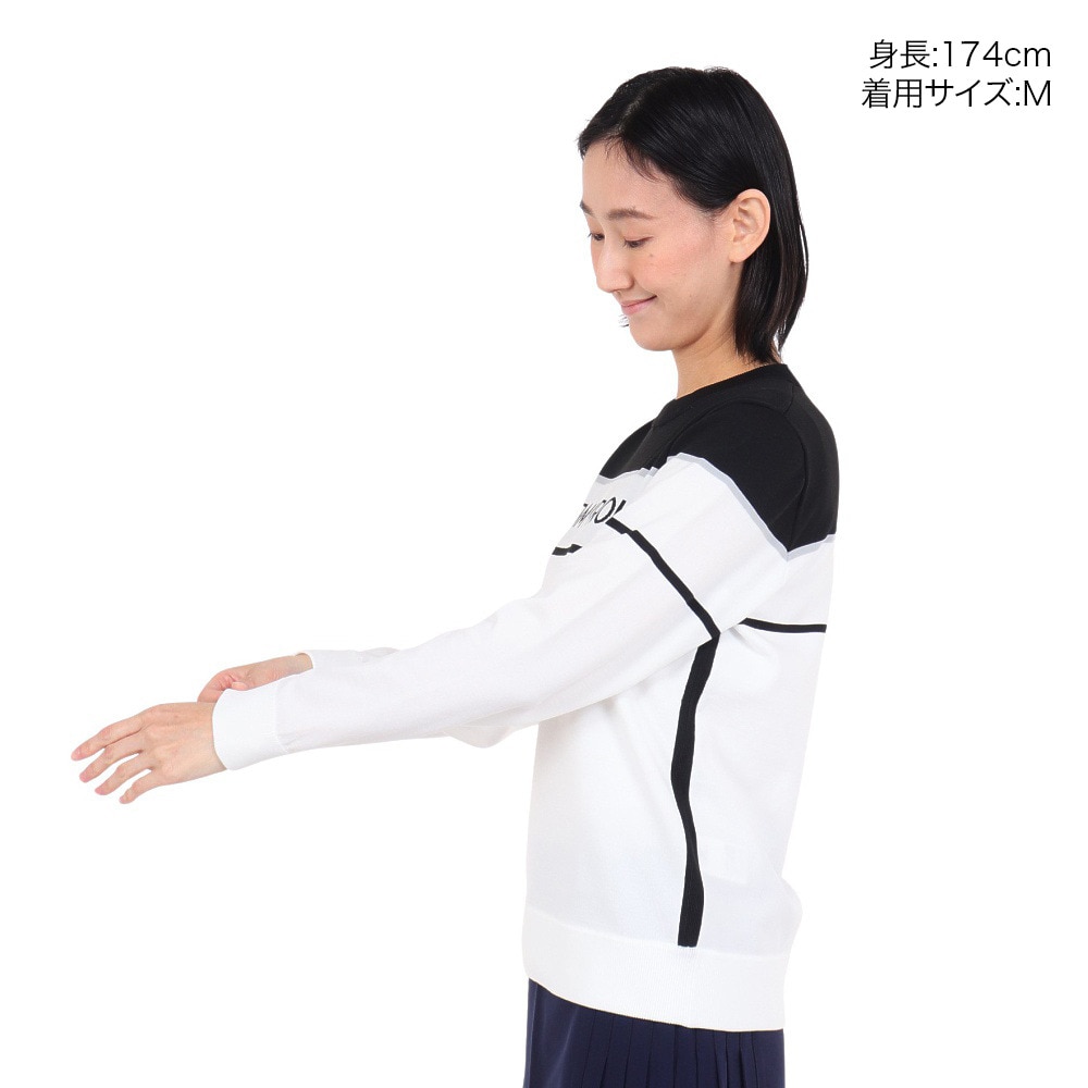 トミーアーマー（Tommy Armour）（レディース）ゴルフウェア 長袖 CN JAQ セーター TASL24S070016 WHT