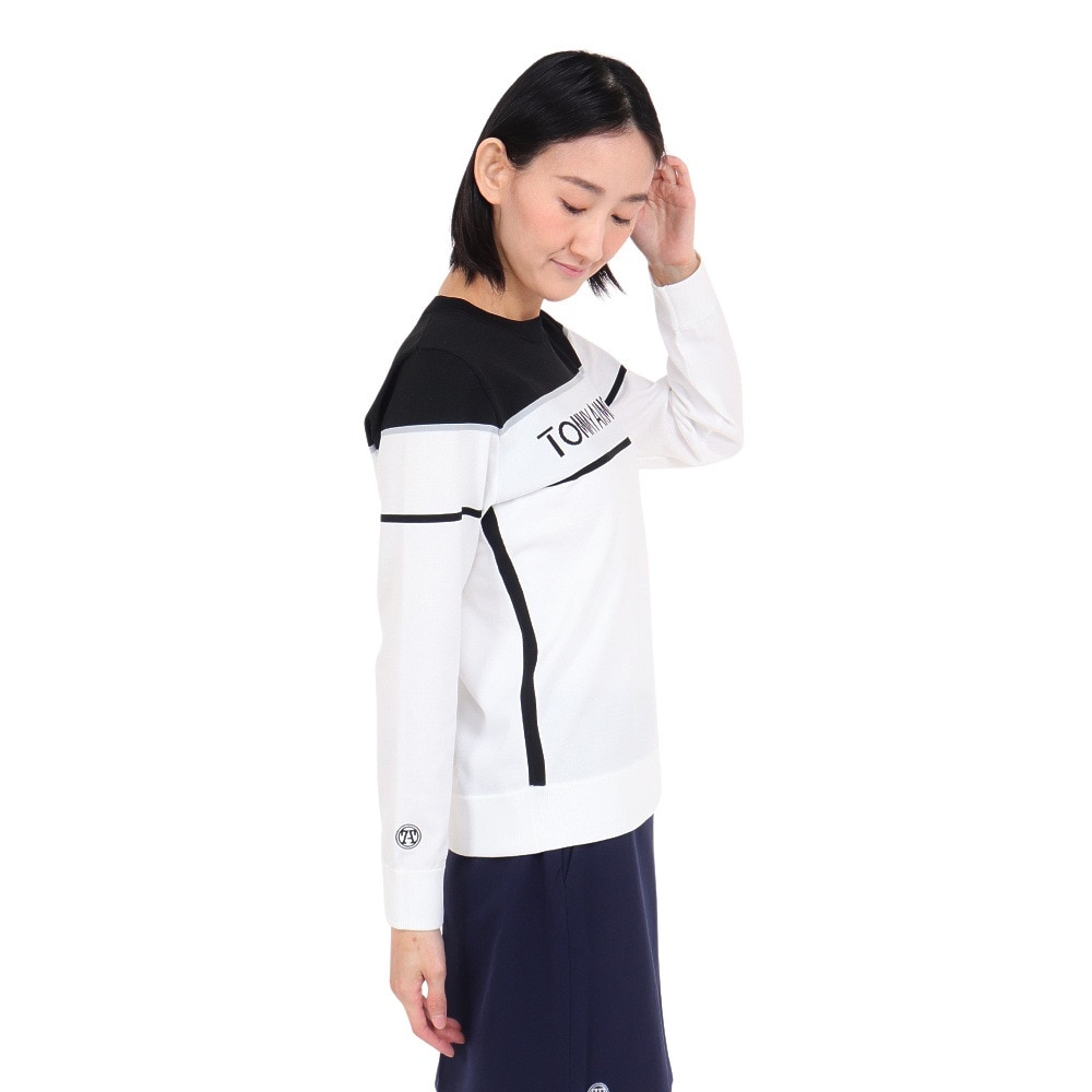 トミーアーマー（Tommy Armour）（レディース）ゴルフウェア 長袖 CN JAQ セーター TASL24S070016 WHT