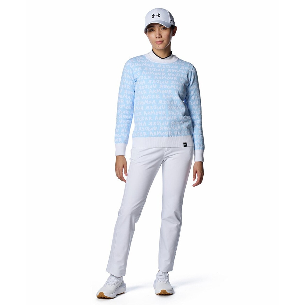 アンダーアーマー（UNDER ARMOUR）（レディース）ゴルフウェア 長袖 クルージャガードセーター 1388337 464