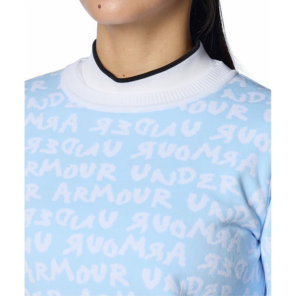 アンダーアーマー（UNDER ARMOUR）（レディース）ゴルフウェア 長袖 クルージャガードセーター 1388337 464