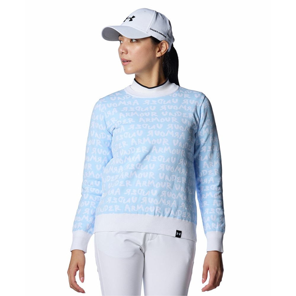 アンダーアーマー（UNDER ARMOUR）（レディース）ゴルフウェア 長袖 クルージャガードセーター 1388337 464
