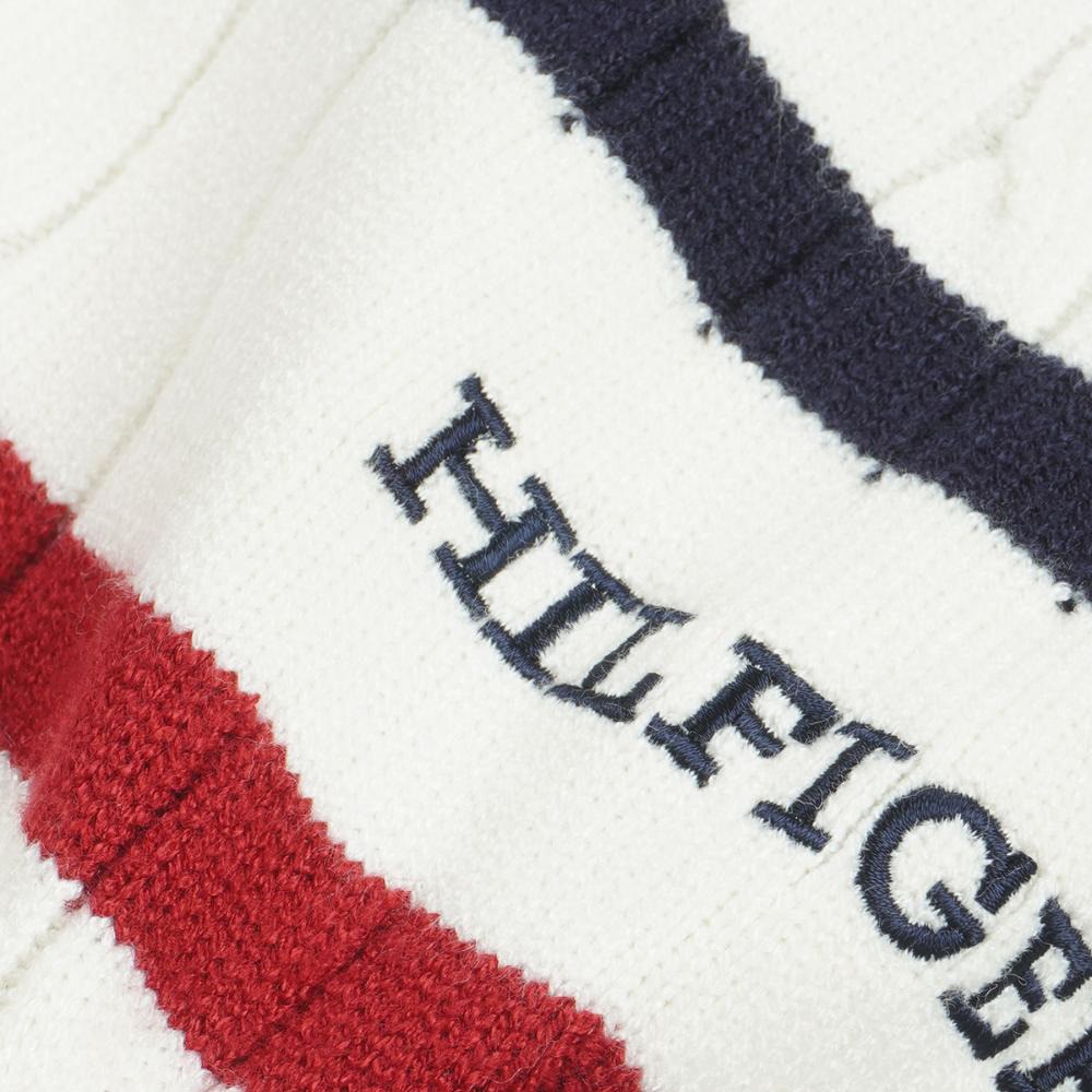 トミー ヒルフィガー ゴルフ（TOMMY HILFIGER GOLF）（レディース）ゴルフウェア 長袖 ケーブル クルーネックセーター THLA478-IVY