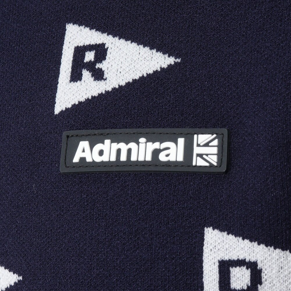 アドミラル ゴルフ（Admiral GOLF）（レディース）ゴルフウェア フラッグジャカード クルーセーター ADLA454-NVY