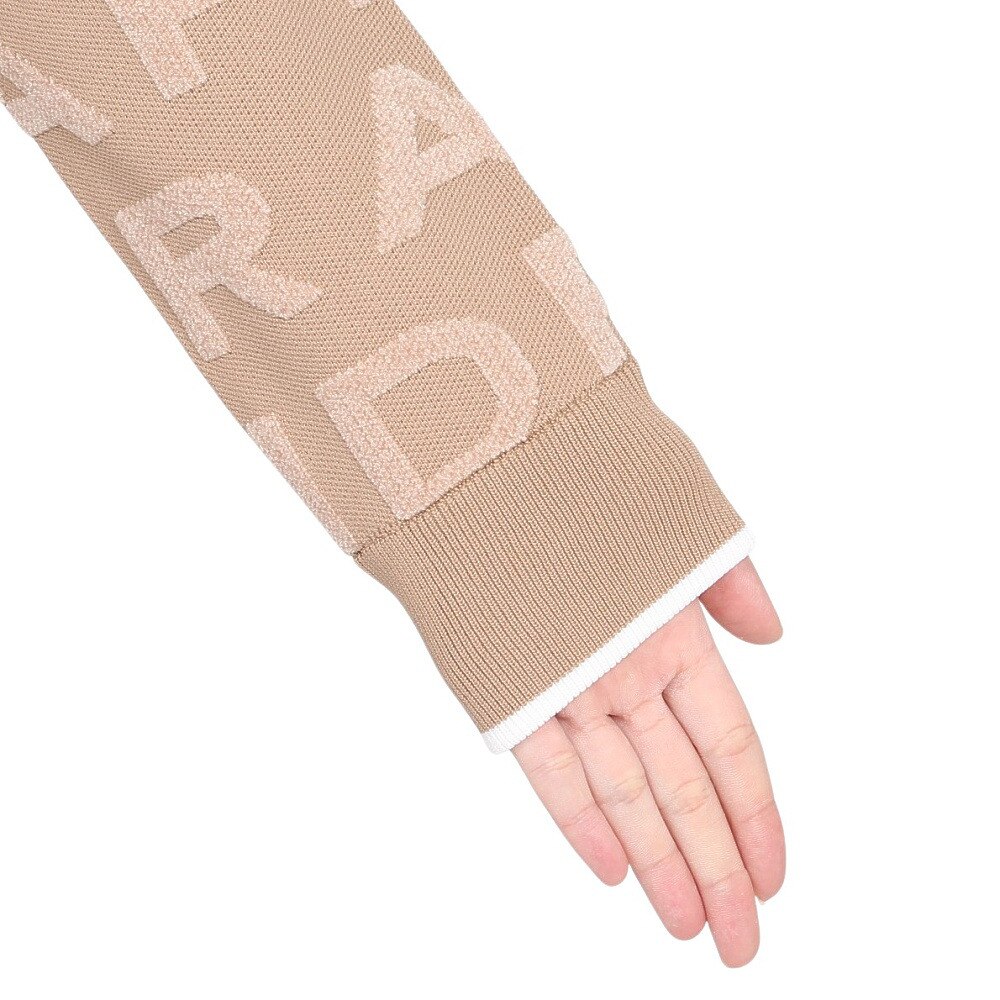 フィドラ（FIDRA）（レディース）ゴルフウェア 保温 ジャカードロゴニット FD5SUJ09 BEG