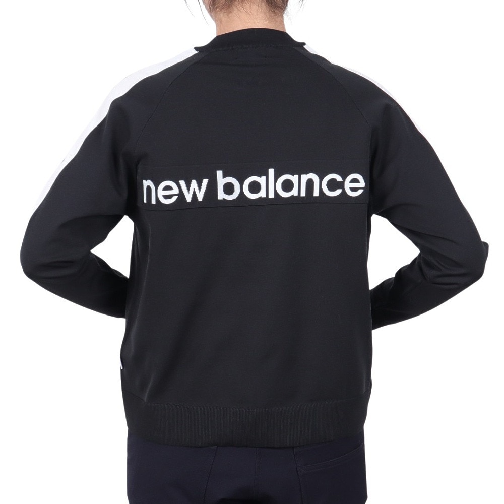 ニューバランス（new balance）（レディース）ゴルフウェア クルーネック ニット プルオーバー 012-5170501-010