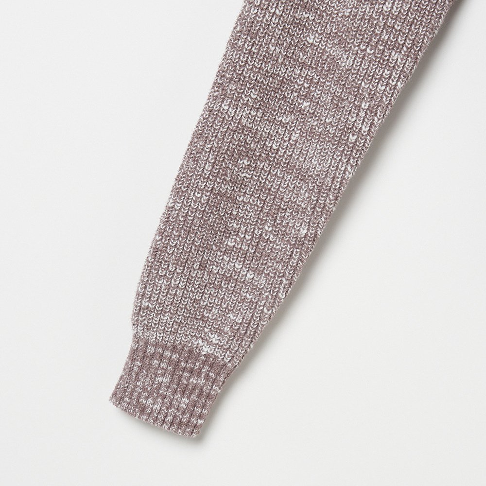 ROSASEN（ROSASEN）（レディース）ゴルフウェア 長袖 ミックスヤーンニット 048-14011-25AW-052