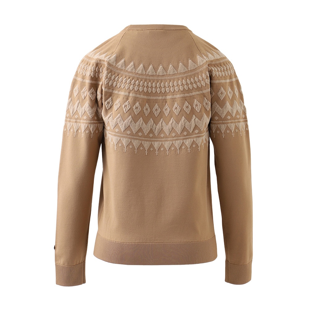 週末限定値下☞ジーフォアゴルフ【女・M】薄手メッシュ　トレーナー●UVカット長袖 フィドラ（FIDRA）（レディース）ゴルフウェア 長袖 ニットロング